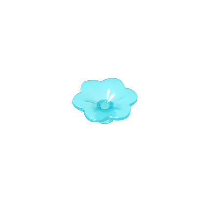 GDS-2059 - Plant, Outdoor Accessory Kit, Flower with 6 Rounded Petals and Pin
