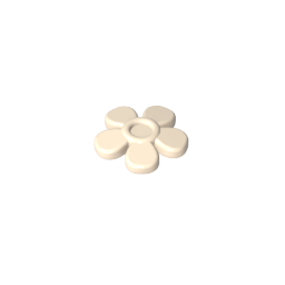 GDS-2062 - Headwear Accessory Flower with 5 Smooth Petals and Pin