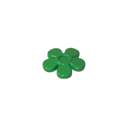 GDS-2062 - Headwear Accessory Flower with 5 Smooth Petals and Pin