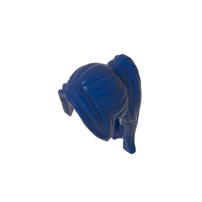 GDS-2068 - Minifig Hair Ponytail Long with Side Bangs