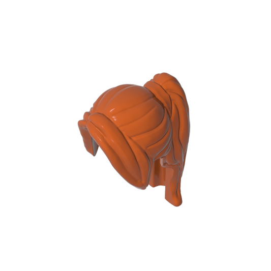 GDS-2068 - Minifig Hair Ponytail Long with Side Bangs