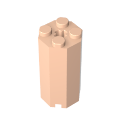 GDS-2073 - Brick Special Octagonal 2 x 2 x 3 1/3