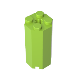 GDS-2073 - Brick Special Octagonal 2 x 2 x 3 1/3