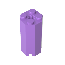 GDS-2073 - Brick Special Octagonal 2 x 2 x 3 1/3