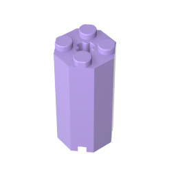 GDS-2073 - Brick Special Octagonal 2 x 2 x 3 1/3