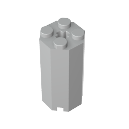 GDS-2073 - Brick Special Octagonal 2 x 2 x 3 1/3