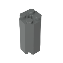 GDS-2073 - Brick Special Octagonal 2 x 2 x 3 1/3