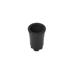 GDS-2081 - Plant, Palm Tree Trunk - Short Connector, Axle Hole with 2 Inside Prongs