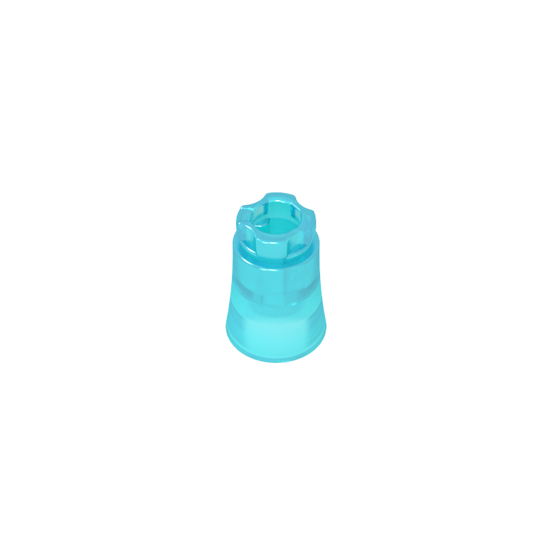 GDS-2081 - Plant, Palm Tree Trunk - Short Connector, Axle Hole with 2 Inside Prongs