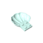 GDS-2092 - Animal Body Part, Clam / Scallop Half Shell with 4 Studs