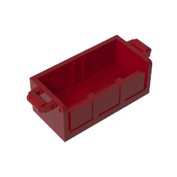 GDS-2100 - Treasure Chest Bottom with Rear Slots