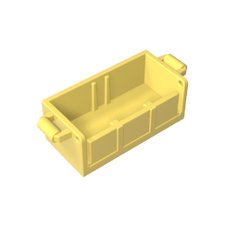 GDS-2100 - Treasure Chest Bottom with Rear Slots