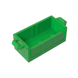 GDS-2100 - Treasure Chest Bottom with Rear Slots