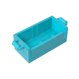 GDS-2100 - Treasure Chest Bottom with Rear Slots
