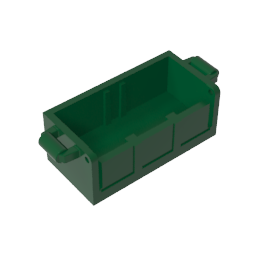 GDS-2100 - Treasure Chest Bottom with Rear Slots