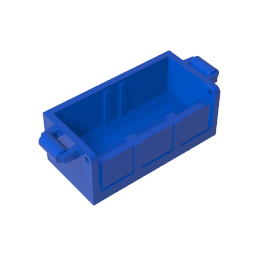 GDS-2100 - Treasure Chest Bottom with Rear Slots