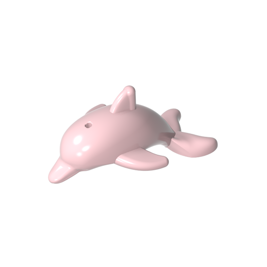 GDS-2101 - Animal, Dolphin, Jumping with Bottom Axle Holder [Plain]