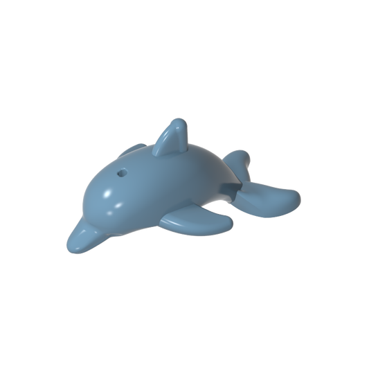 GDS-2101 - Animal, Dolphin, Jumping with Bottom Axle Holder [Plain]