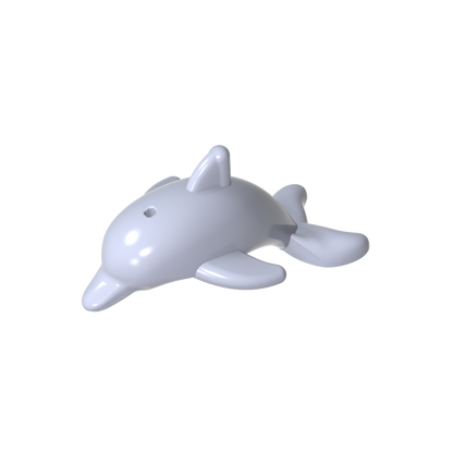 GDS-2101 - Animal, Dolphin, Jumping with Bottom Axle Holder [Plain]
