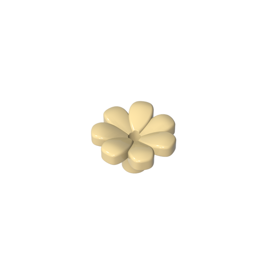 GDS-2118 - Plant, Flower, Minifig Accessory with 7 Thick Petals and Pin
