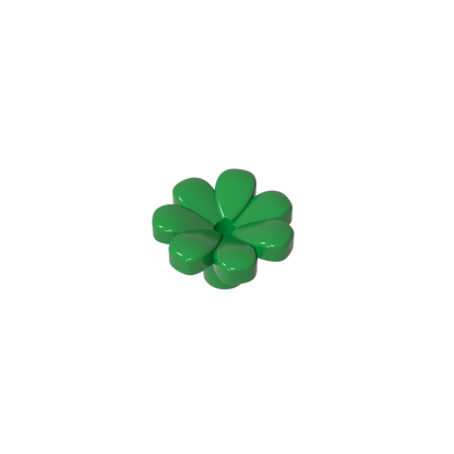 GDS-2118 - Plant, Flower, Minifig Accessory with 7 Thick Petals and Pin