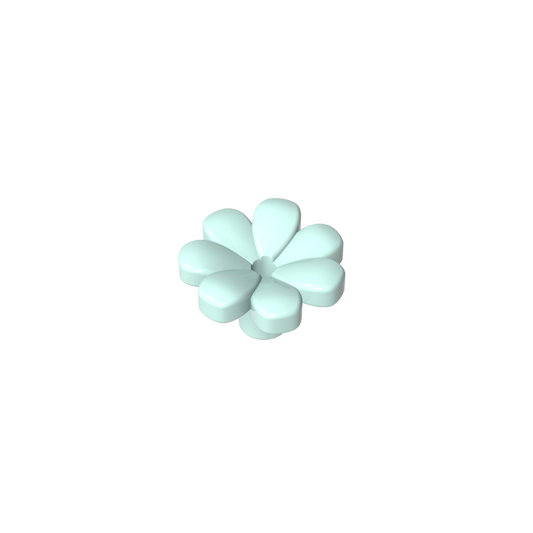 GDS-2118 - Plant, Flower, Minifig Accessory with 7 Thick Petals and Pin