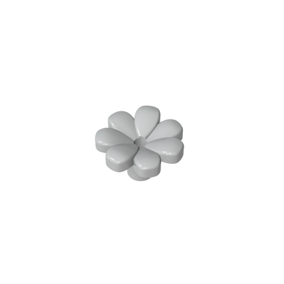 GDS-2118 - Plant, Flower, Minifig Accessory with 7 Thick Petals and Pin