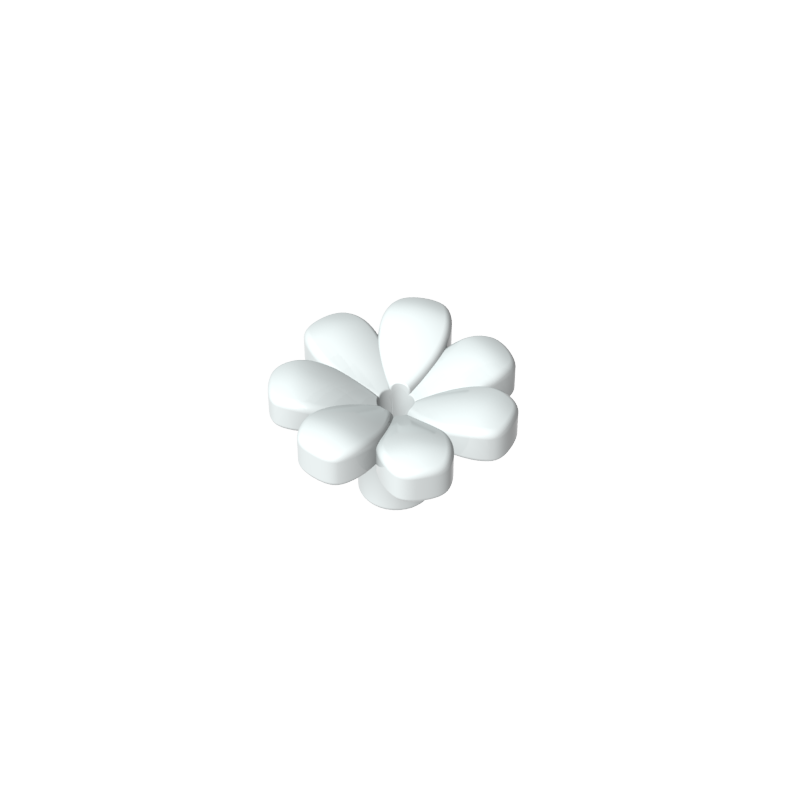 GDS-2118 - Plant, Flower, Minifig Accessory with 7 Thick Petals and Pin