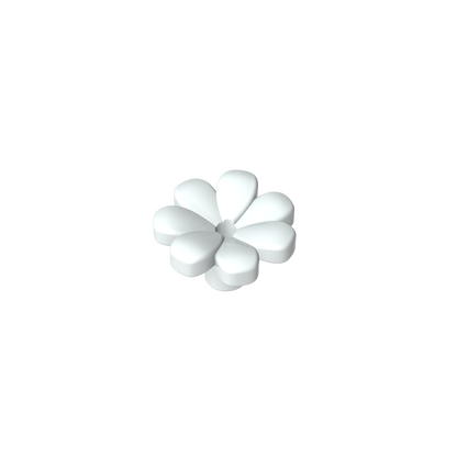 GDS-2118 - Plant, Flower, Minifig Accessory with 7 Thick Petals and Pin