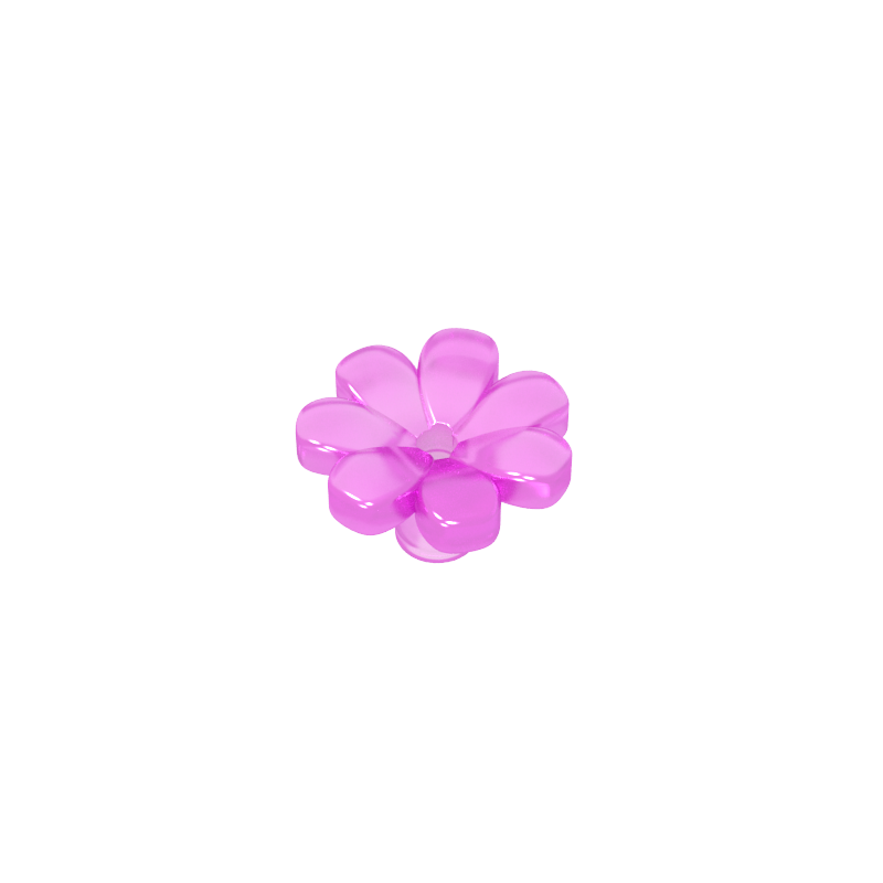 GDS-2118 - Plant, Flower, Minifig Accessory with 7 Thick Petals and Pin
