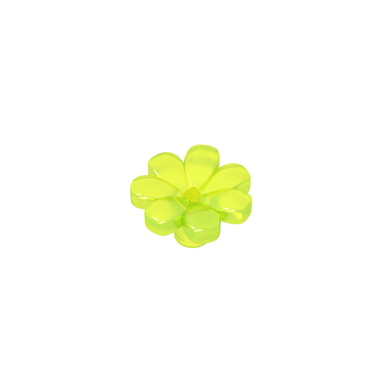GDS-2118 - Plant, Flower, Minifig Accessory with 7 Thick Petals and Pin