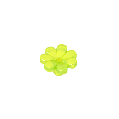 GDS-2118 - Plant, Flower, Minifig Accessory with 7 Thick Petals and Pin
