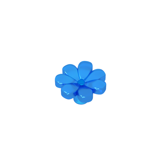GDS-2118 - Plant, Flower, Minifig Accessory with 7 Thick Petals and Pin