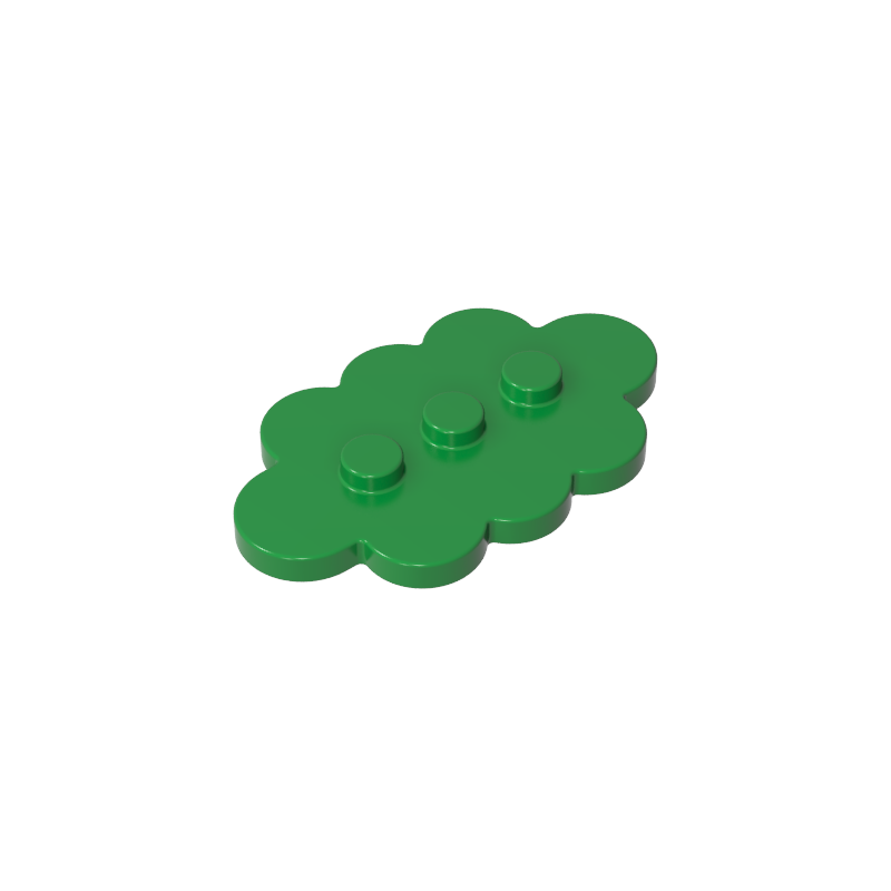 GDS-2138 - Plate Special 3 x 5 Cloud with 3 Center Studs