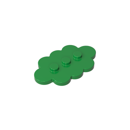GDS-2138 - Plate Special 3 x 5 Cloud with 3 Center Studs