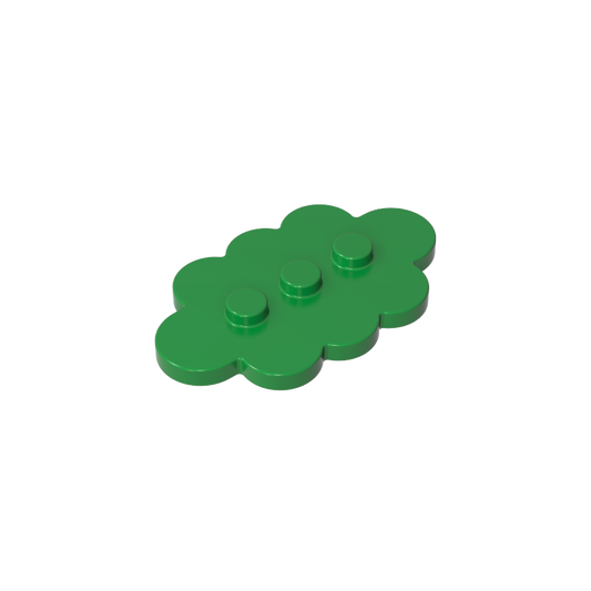 GDS-2138 - Plate Special 3 x 5 Cloud with 3 Center Studs