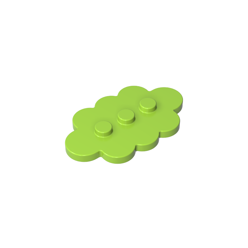 GDS-2138 - Plate Special 3 x 5 Cloud with 3 Center Studs