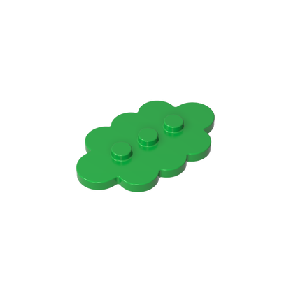 GDS-2138 - Plate Special 3 x 5 Cloud with 3 Center Studs