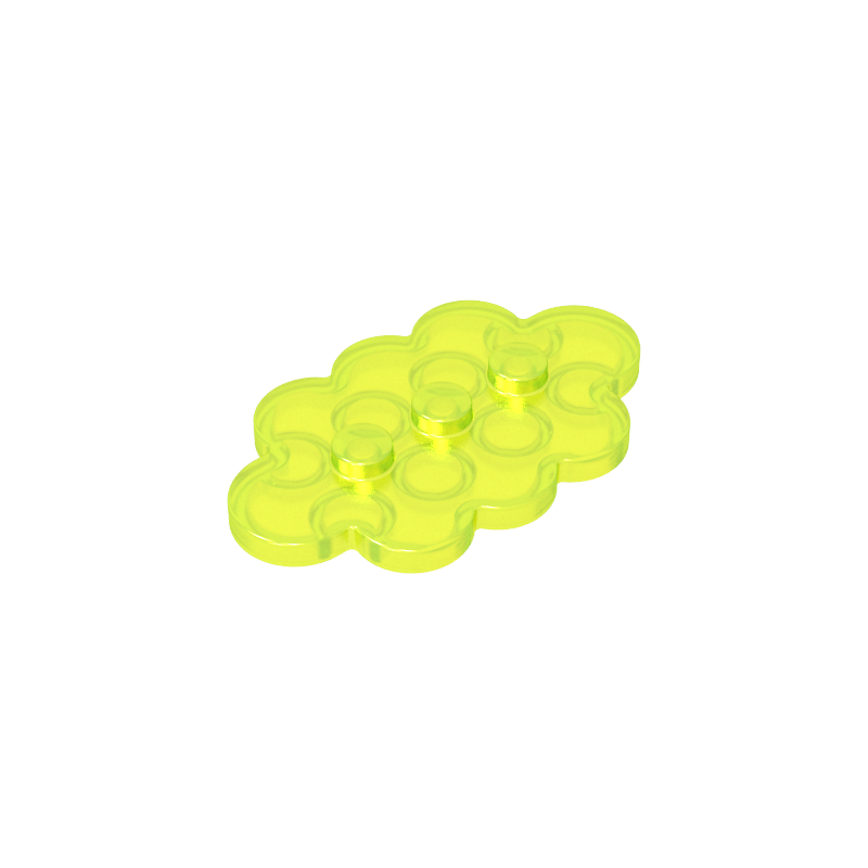 GDS-2138 - Plate Special 3 x 5 Cloud with 3 Center Studs