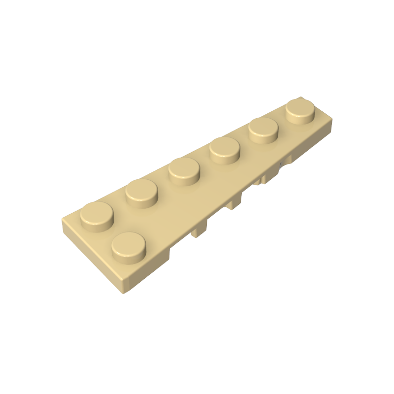 GDS-2143 - Wedge Plate 6 x 2 Right