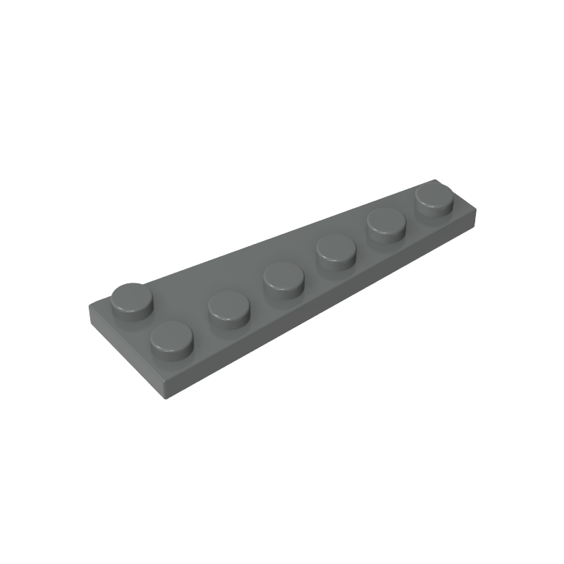 GDS-2144 - Wedge Plate 6 x 2 Left