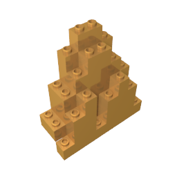 GDS-2148 - Rock Panel Triangular 3 x 8 x 7 (aka LURP)