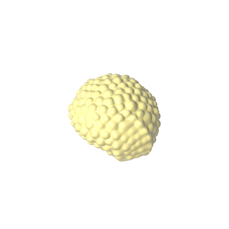 GDS-2154 - Minifig Hair Bubble Style (Afro)