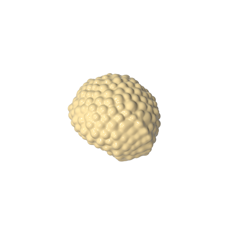 GDS-2154 - Minifig Hair Bubble Style (Afro)