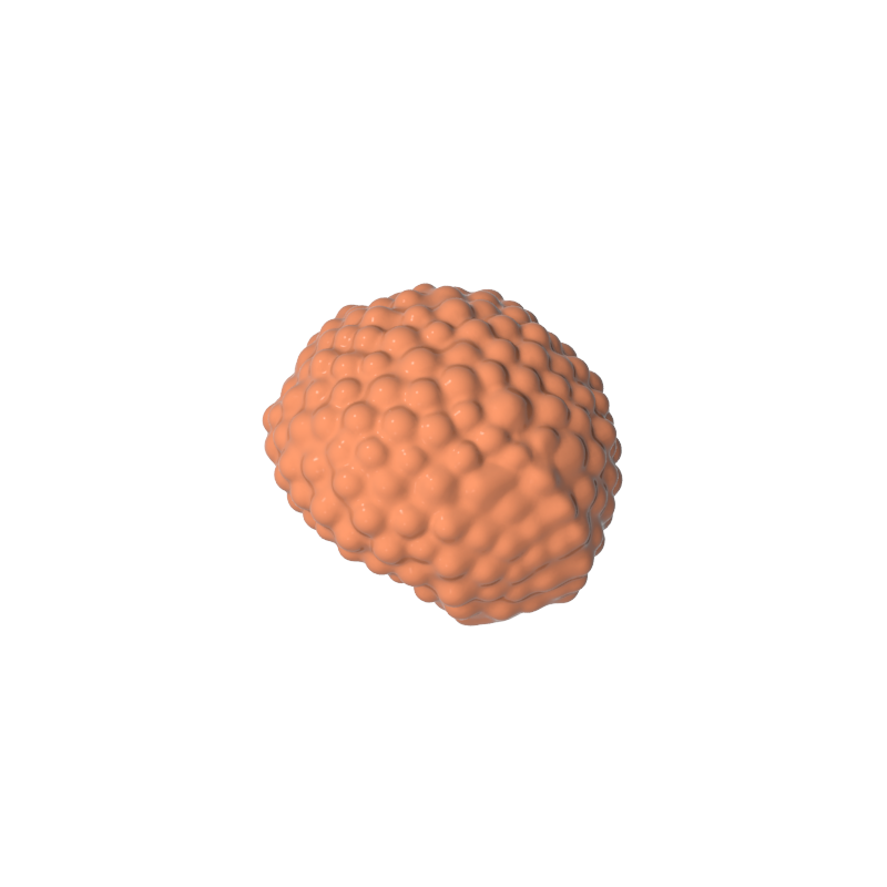 GDS-2154 - Minifig Hair Bubble Style (Afro)