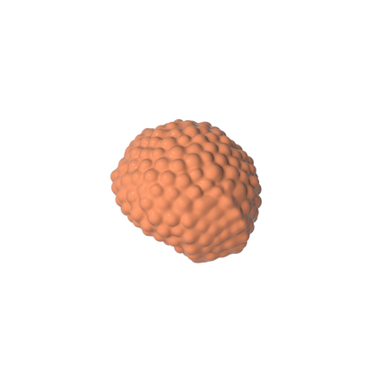 GDS-2154 - Minifig Hair Bubble Style (Afro)