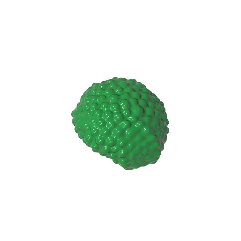 GDS-2154 - Minifig Hair Bubble Style (Afro)