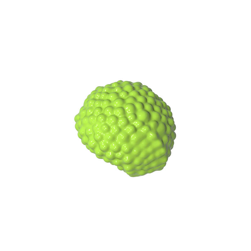 GDS-2154 - Minifig Hair Bubble Style (Afro)