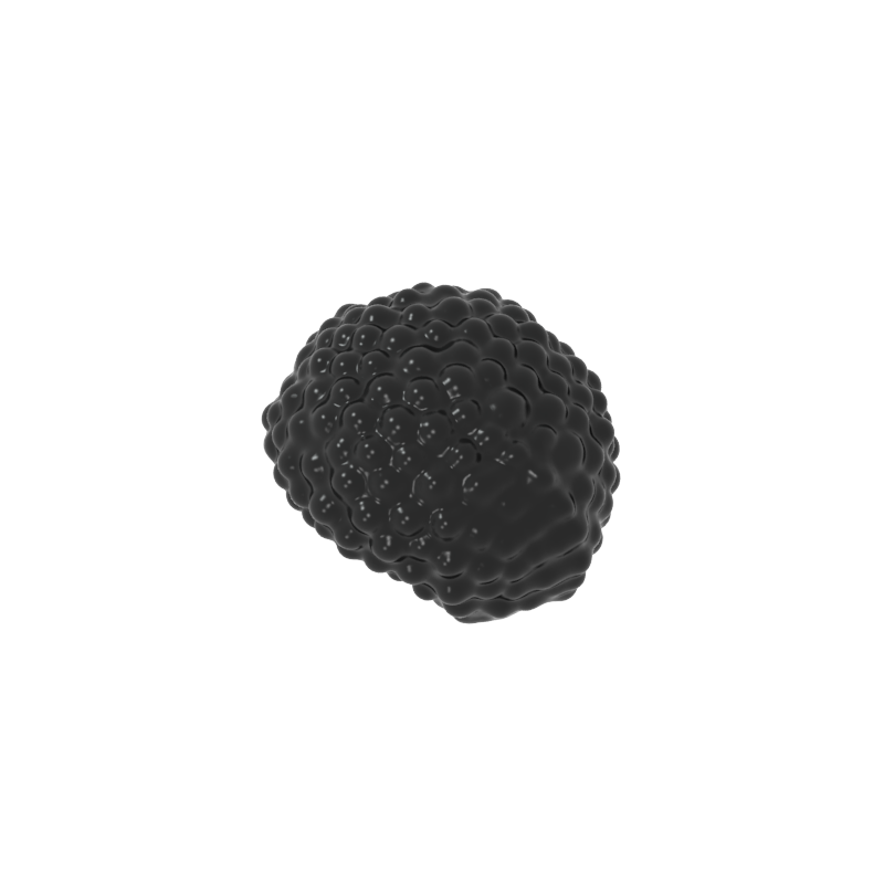 GDS-2154 - Minifig Hair Bubble Style (Afro)