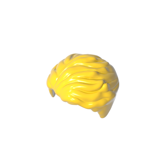 GDS-2155 - Minifig Hair Swept Left Tousled [Plain]